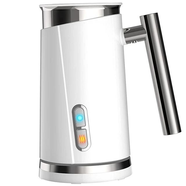 Milk Frother, Upgraded Electric Milk Frother & Steamer(4.4 oz/10.1 oz) for Making Latte, Cappuccino, Hot Chocolate, Automatic Cold Hot Milk Frother & Warmer, Coffee Frother Milk Heater, 120V