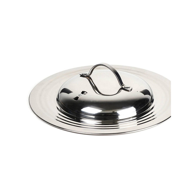 RSVP International Endurance Stainless Steel Glass 12 Diameter Universal Lid