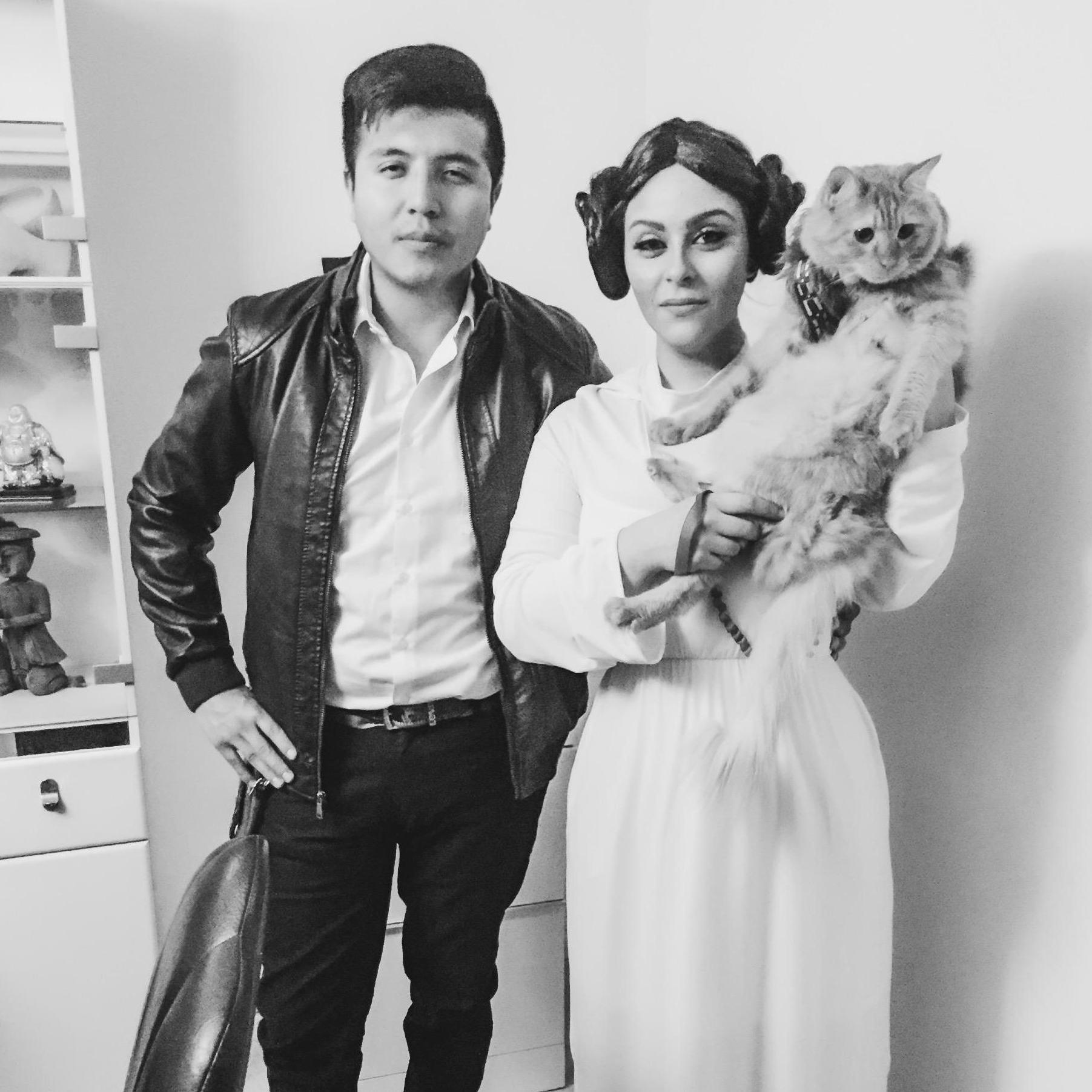 Han, Leia, and Chewy Halloween 2018