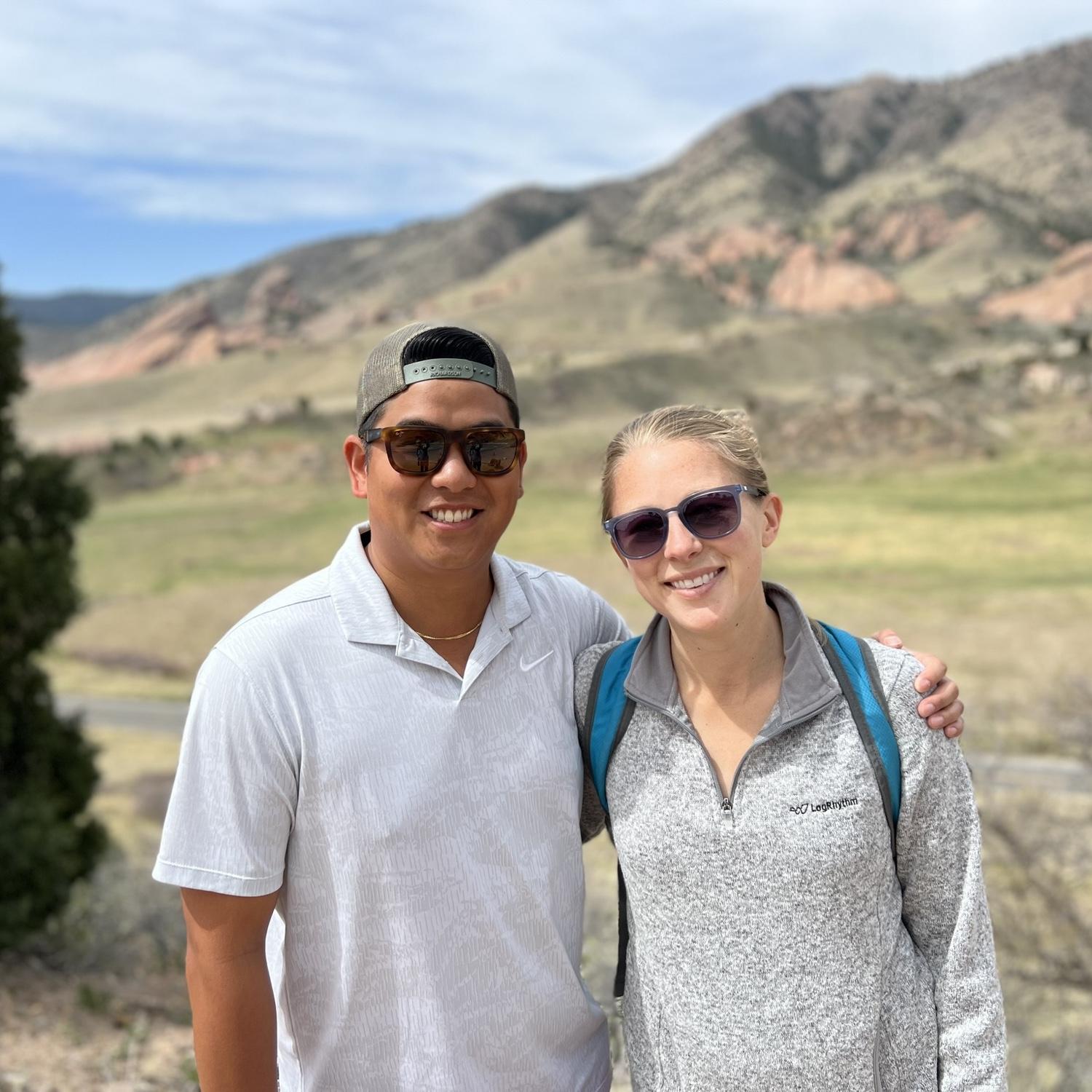 Erinn moved back to Virginia to be with Corey, but first she made him hike all of Colorado together