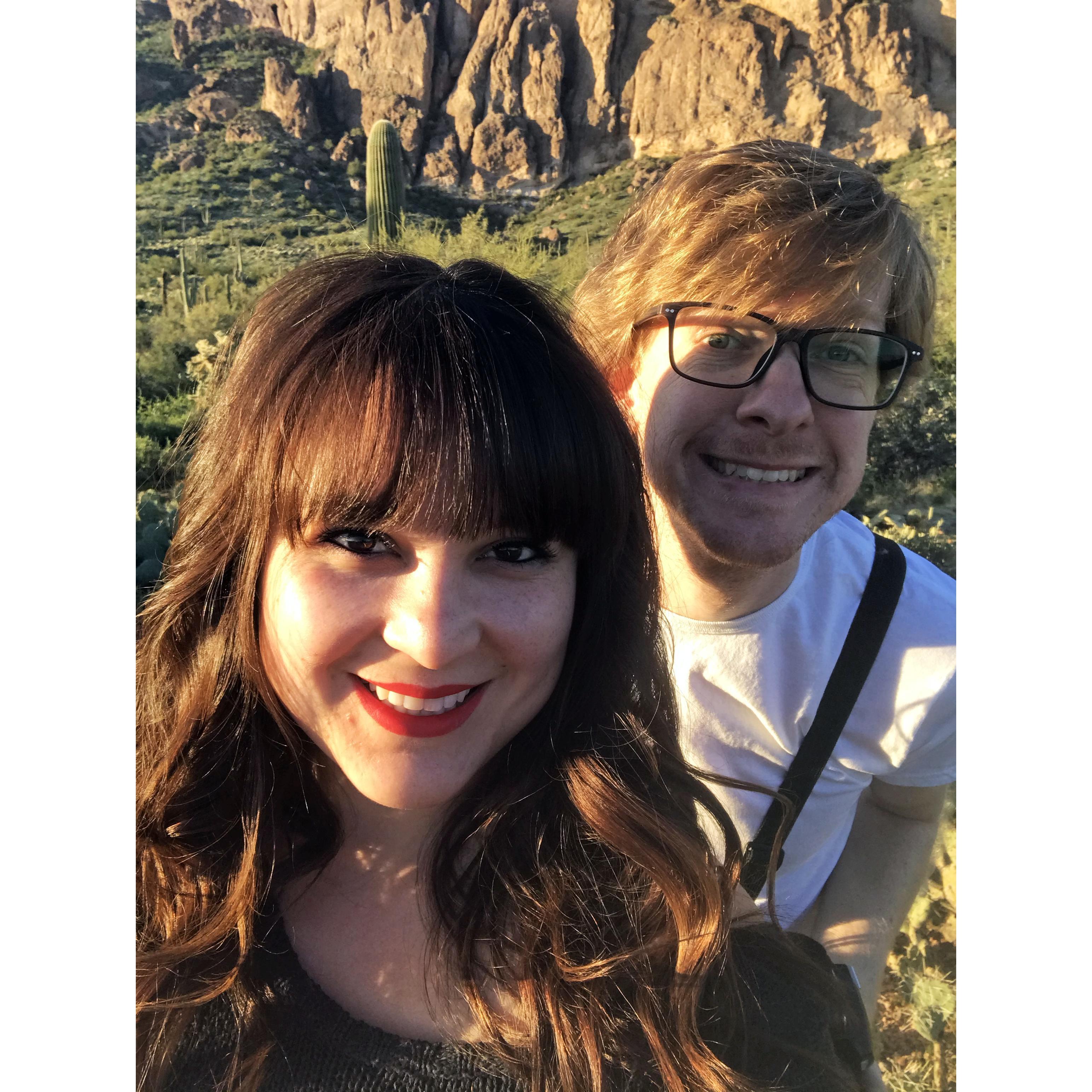 Engagement shoot selfies!