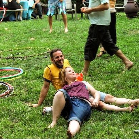 Josh and Katie's first picture together.