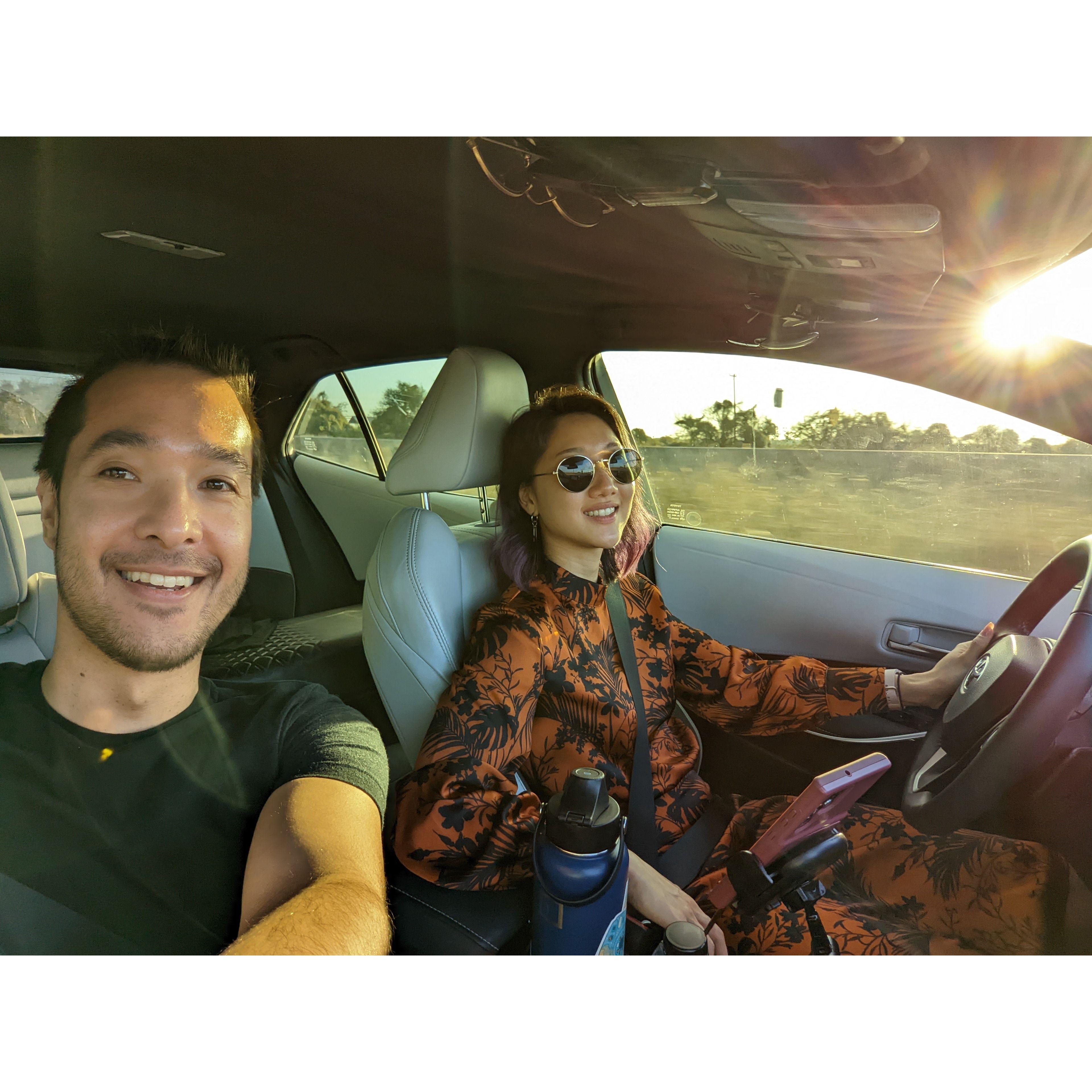 Road trip to meet Jenny's dad.