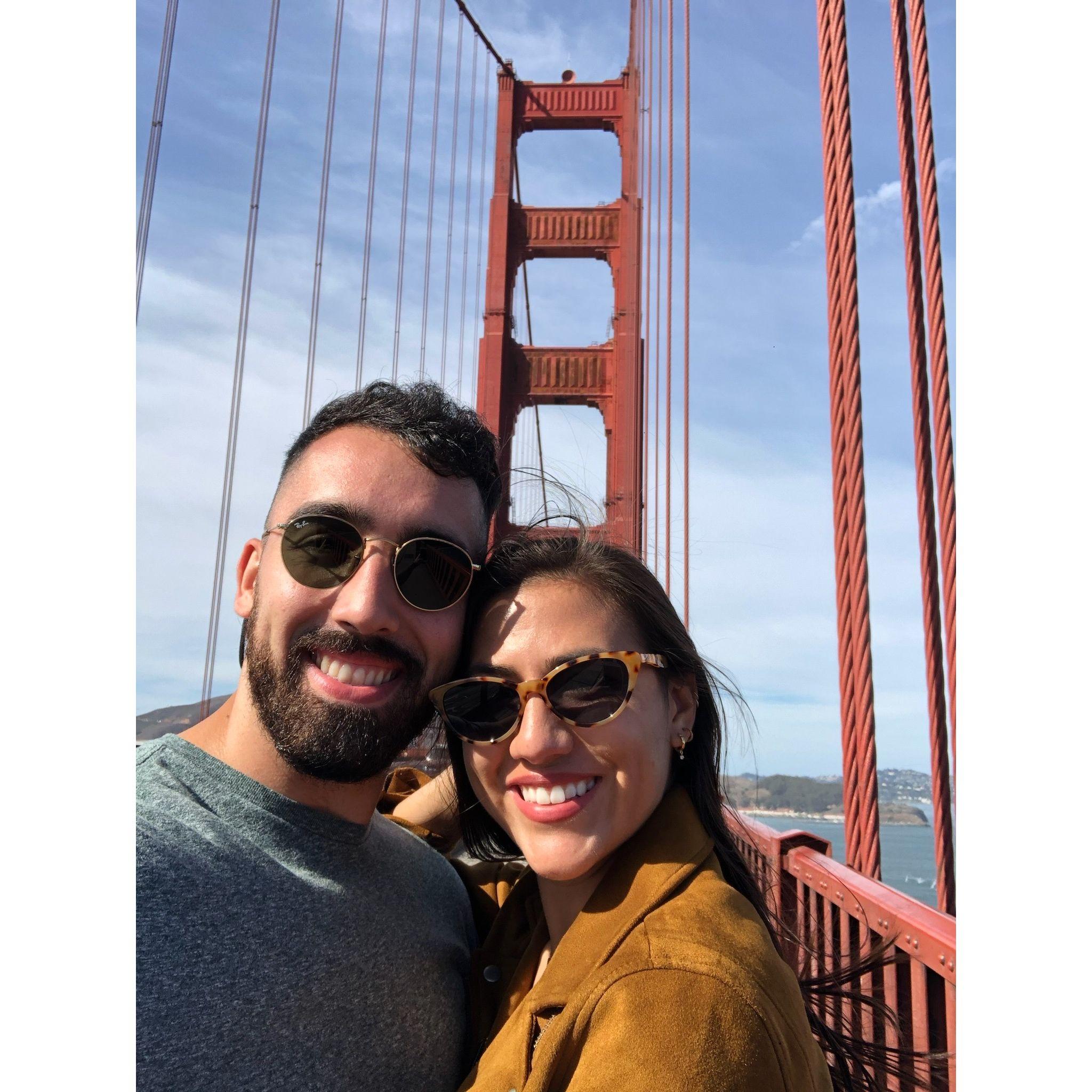 Playing tourists in SF.