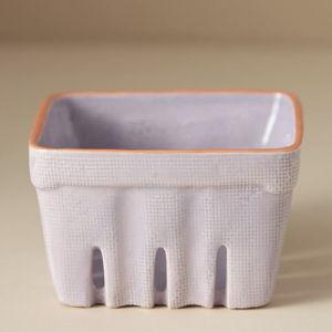 Linnea Stoneware Fruit Basket - Small Lilac