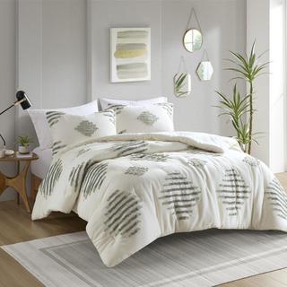 Tahli 3-Piece Cotton Blend Chenille Duvet Cover Set