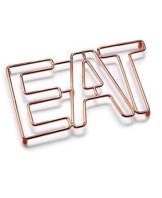 Copper Eat Trivet, Created for Macy's
