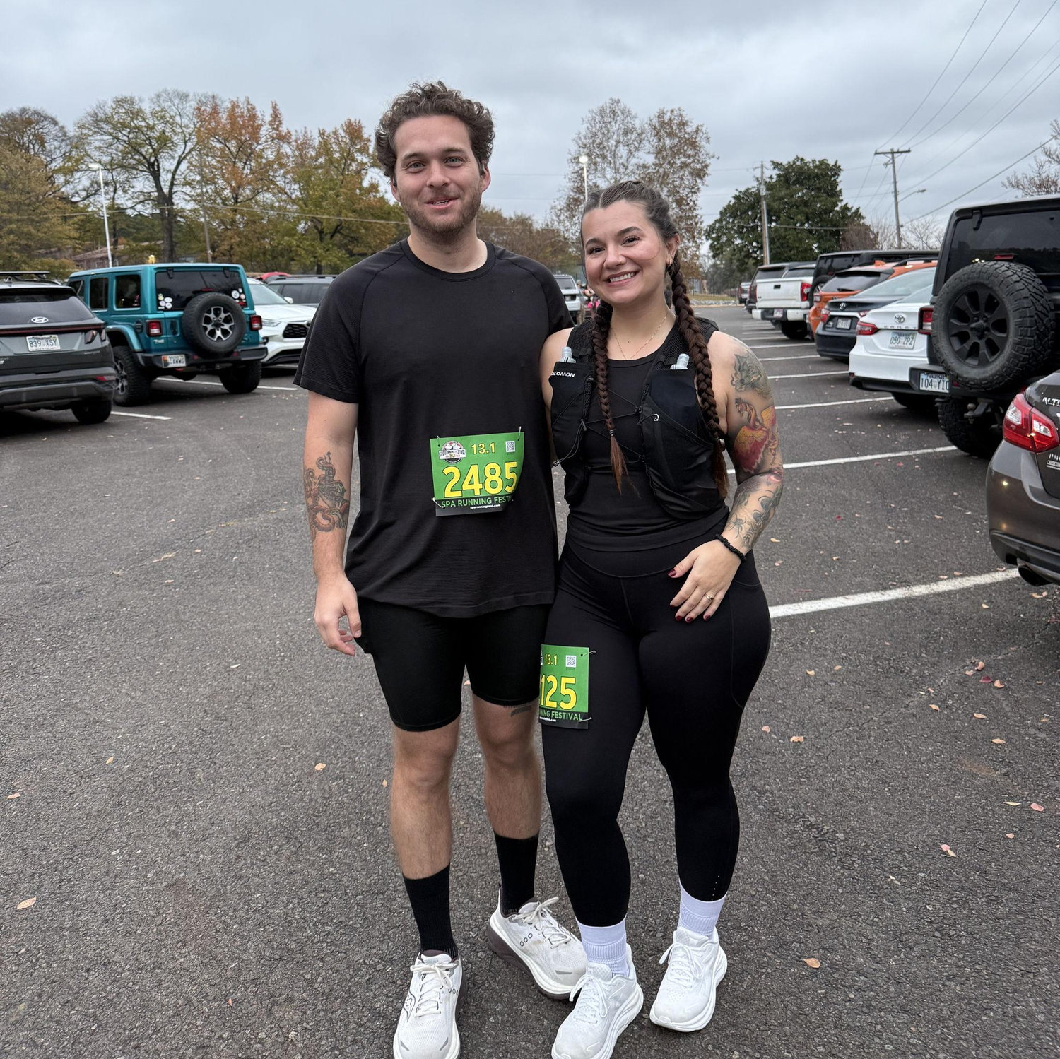 Our first 1/2 marathon together!