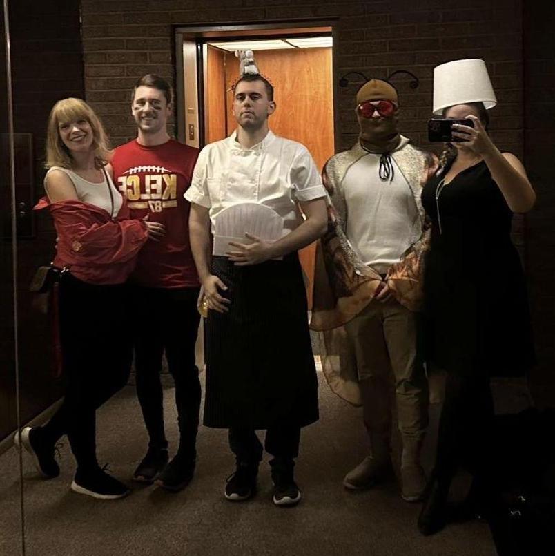 Halloween with Eli, Sam, and Catie in October 2023