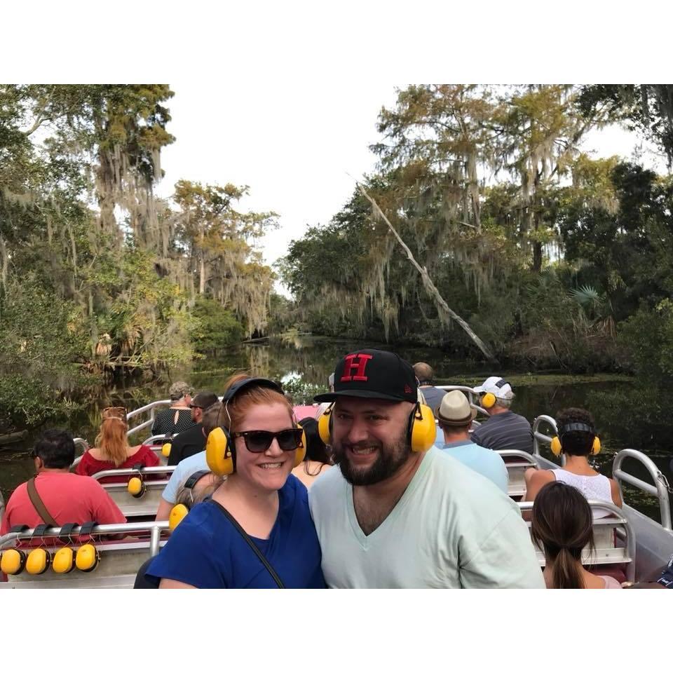 Swamp tour in New Orleans. Saw some Gators!