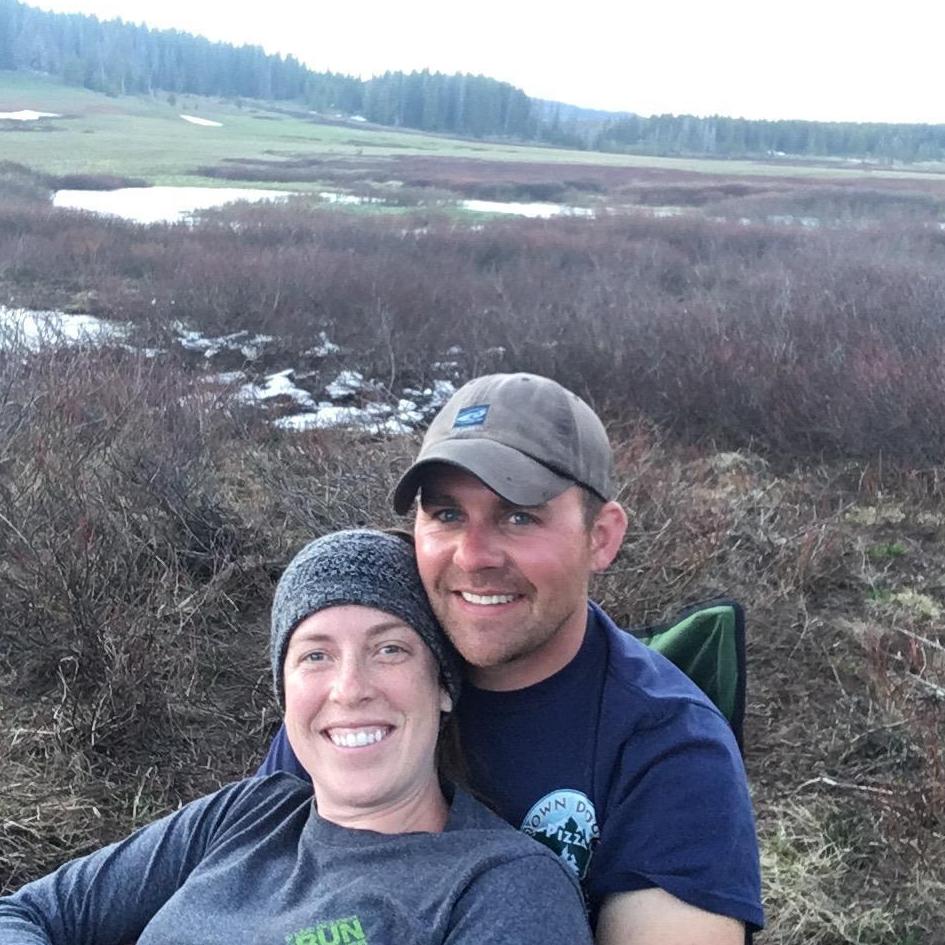 Our most beloved pastime. There were moose (meese?) right behind us just after this.