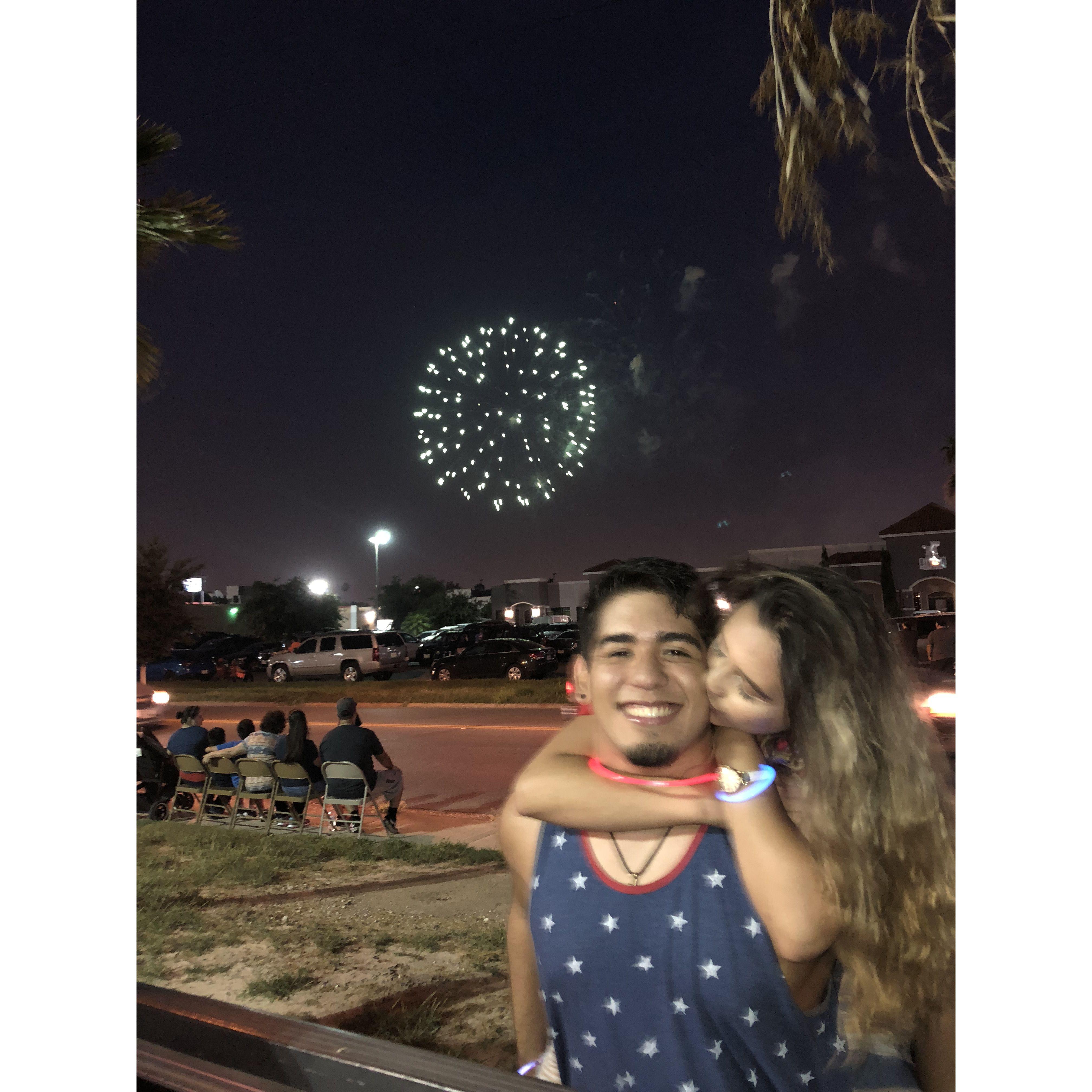 We first said "I love you" right before this picture.