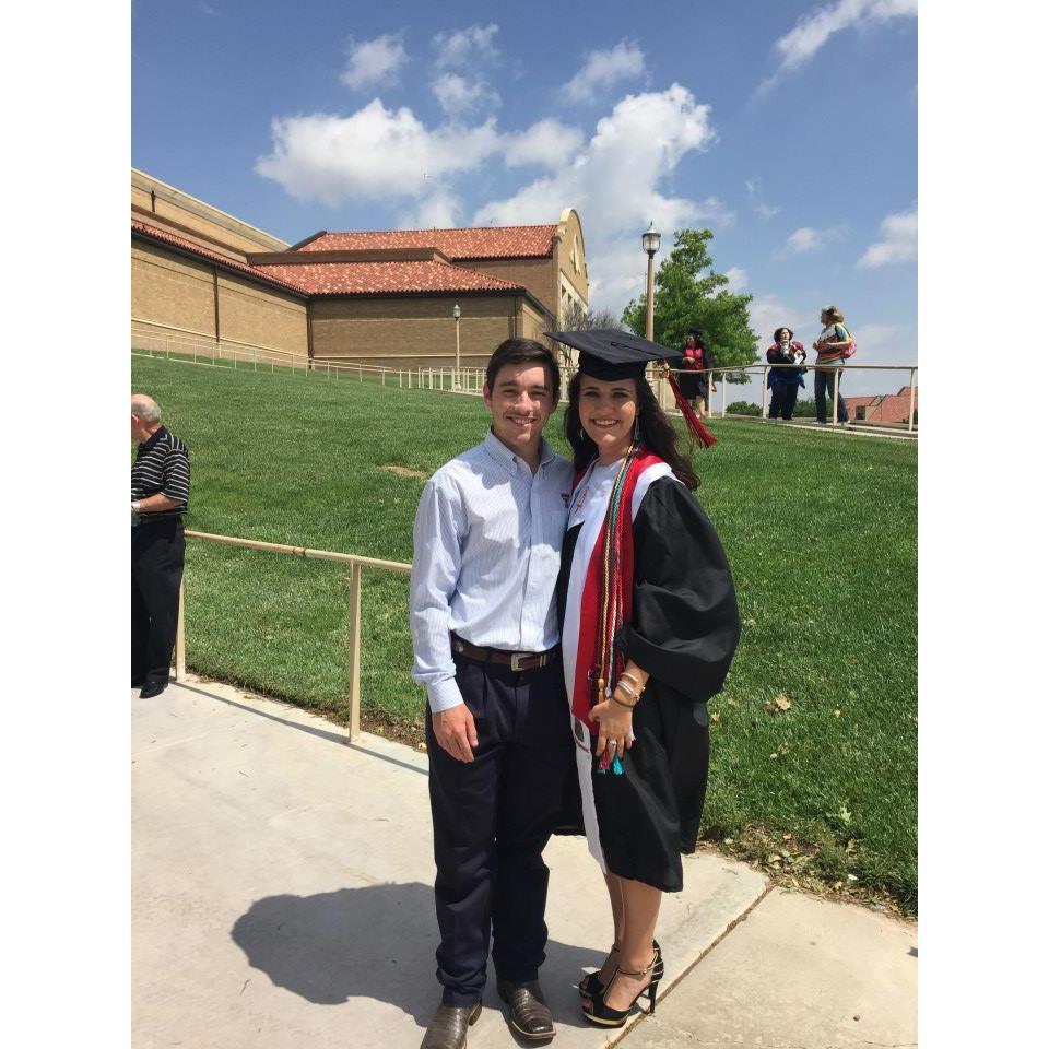 Graduating Texas Tech with a BS!