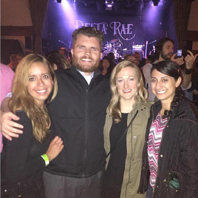 One of many Delta Rae concerts with friends