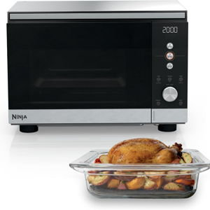 Ninja® Crispi™ Microwave & Air Fryer with FusionCrisp, Silver, MW101