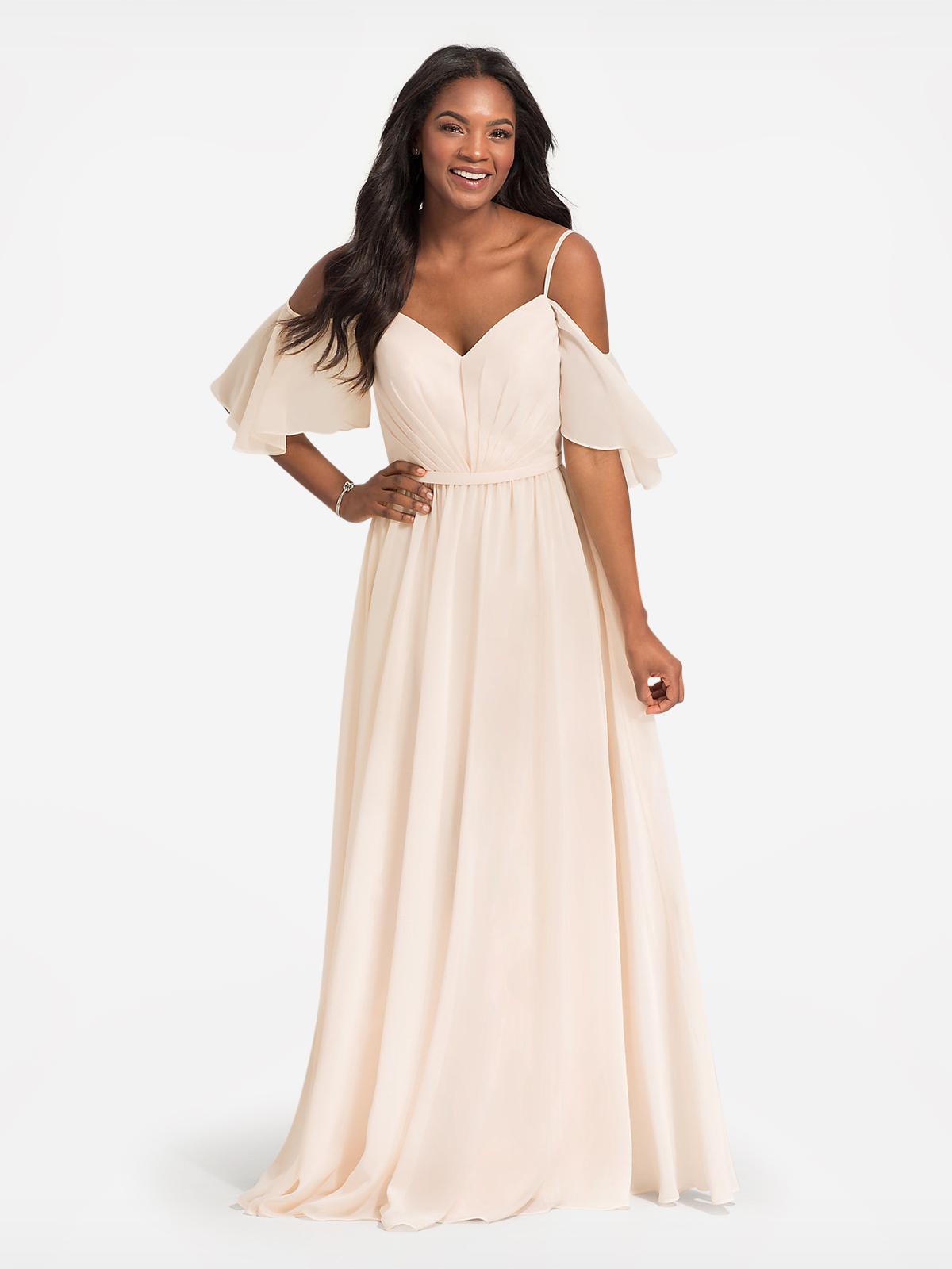 cold shoulder long dresses for wedding