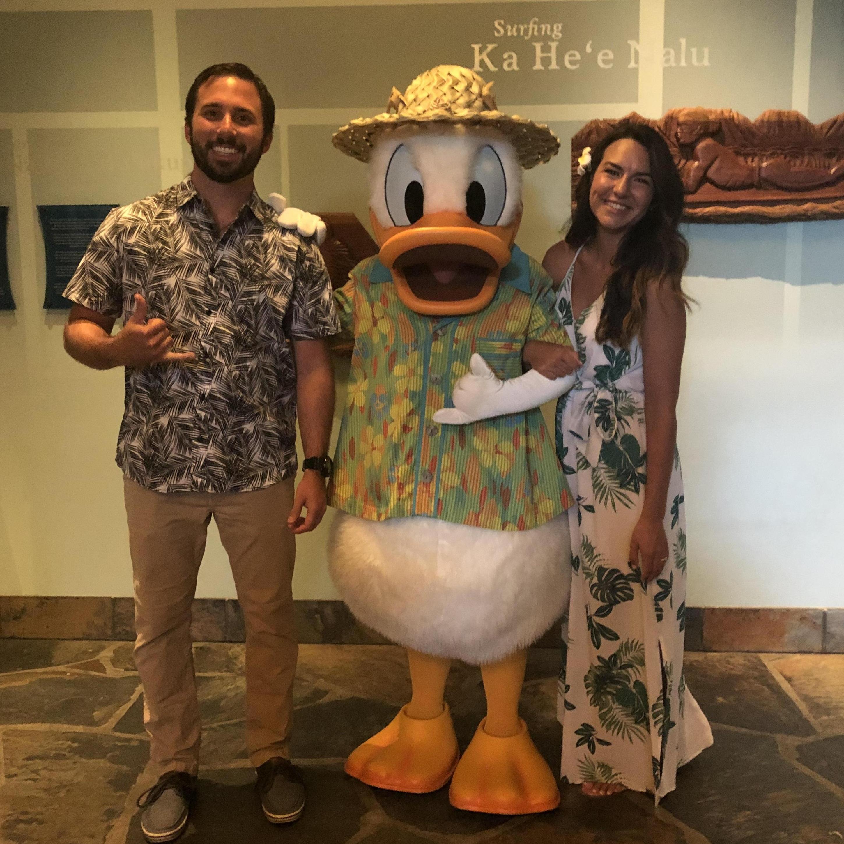 Hawaiian Donald Duck