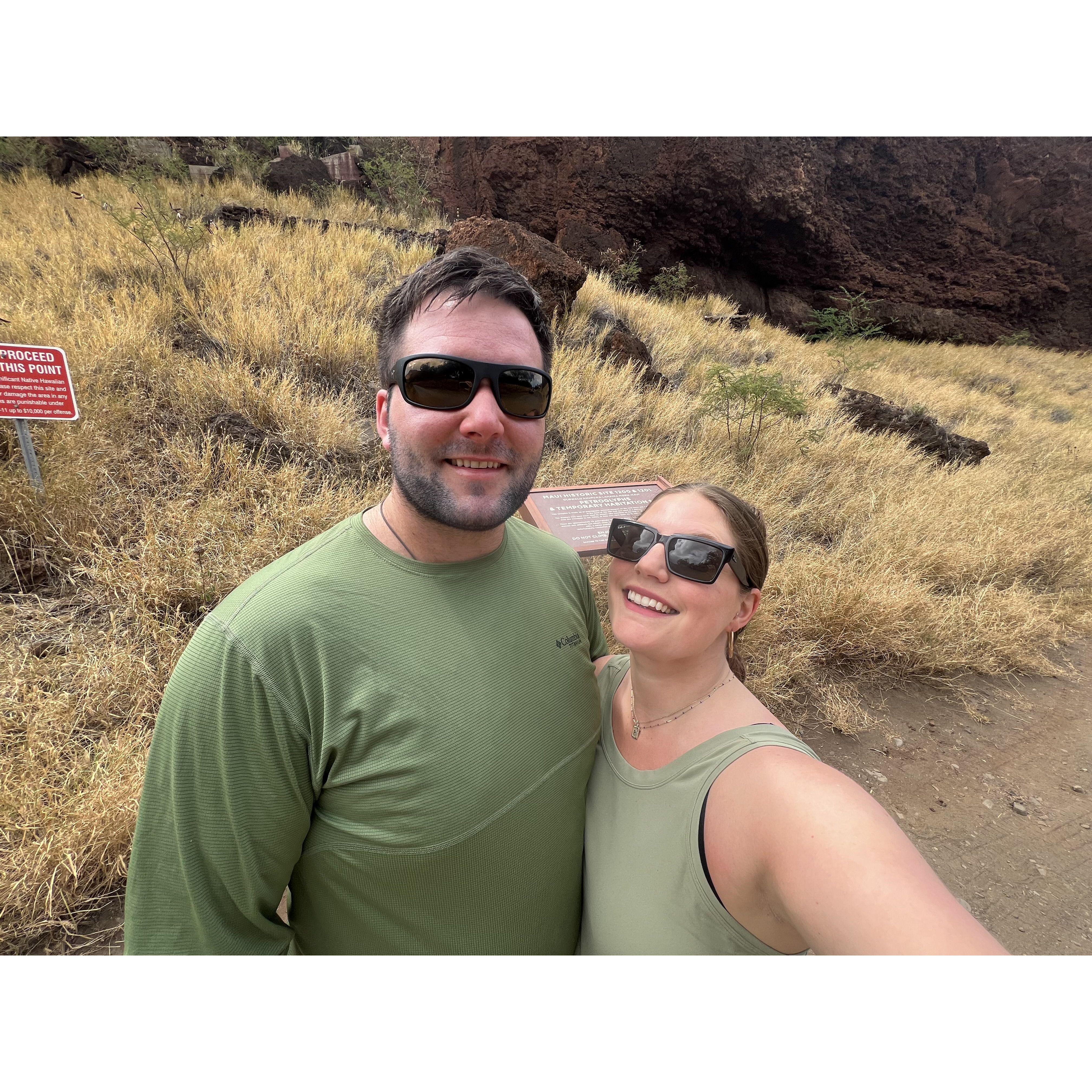 Petroglyphs on Maui!