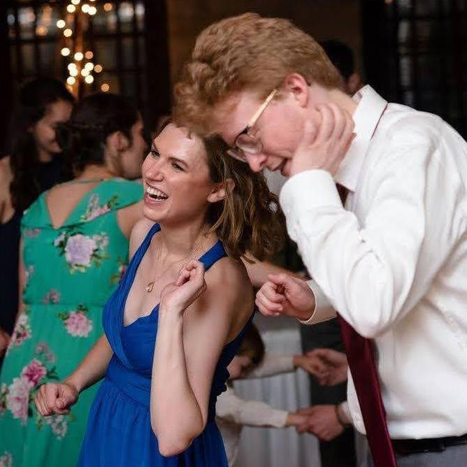 2019: Dancing the night away at Caitlin and Will's wedding!