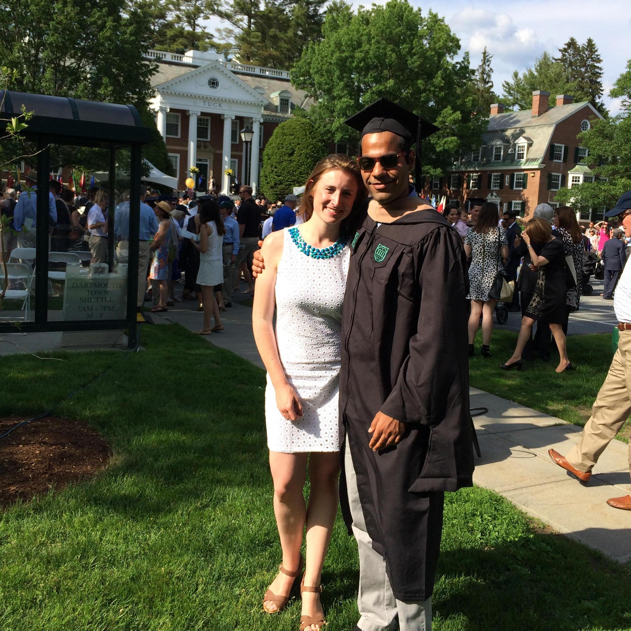 Udai's graduation from Tuck