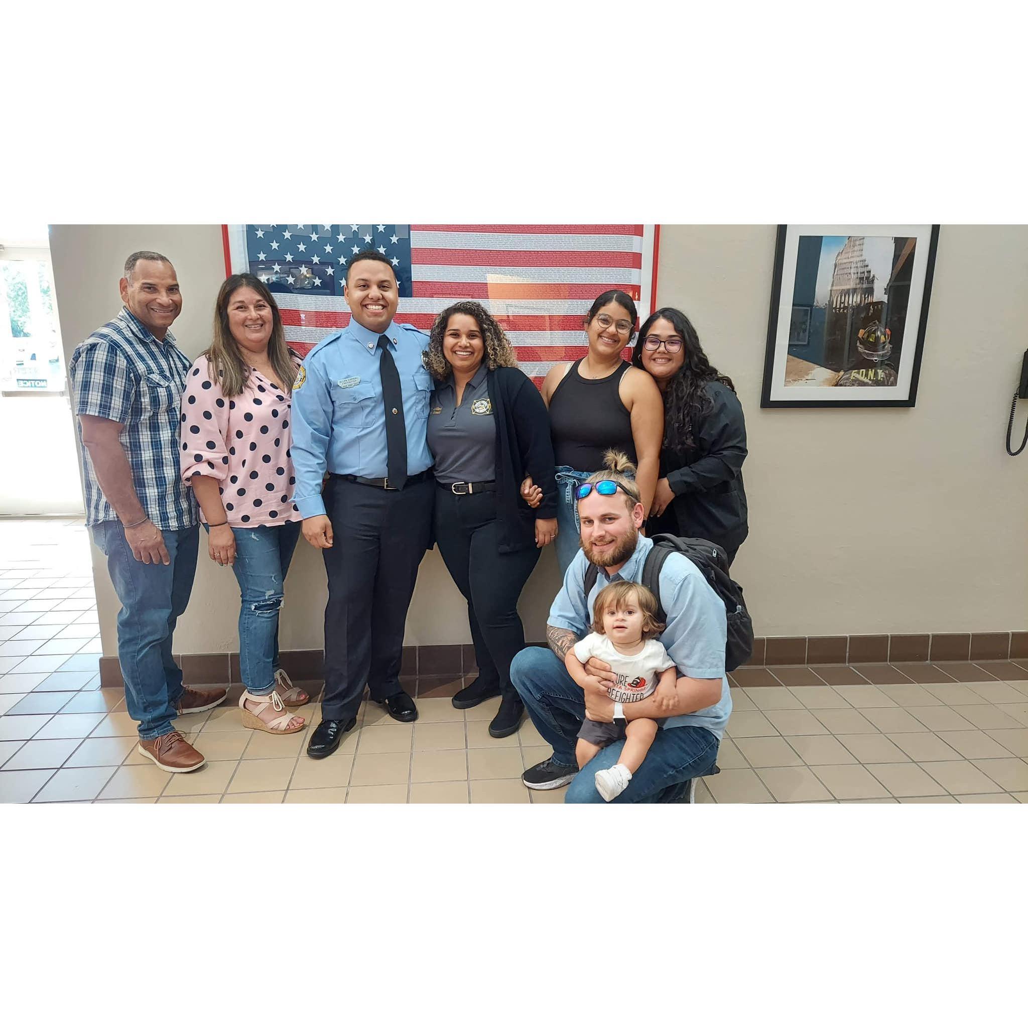 Allen's Firefighter Pinning