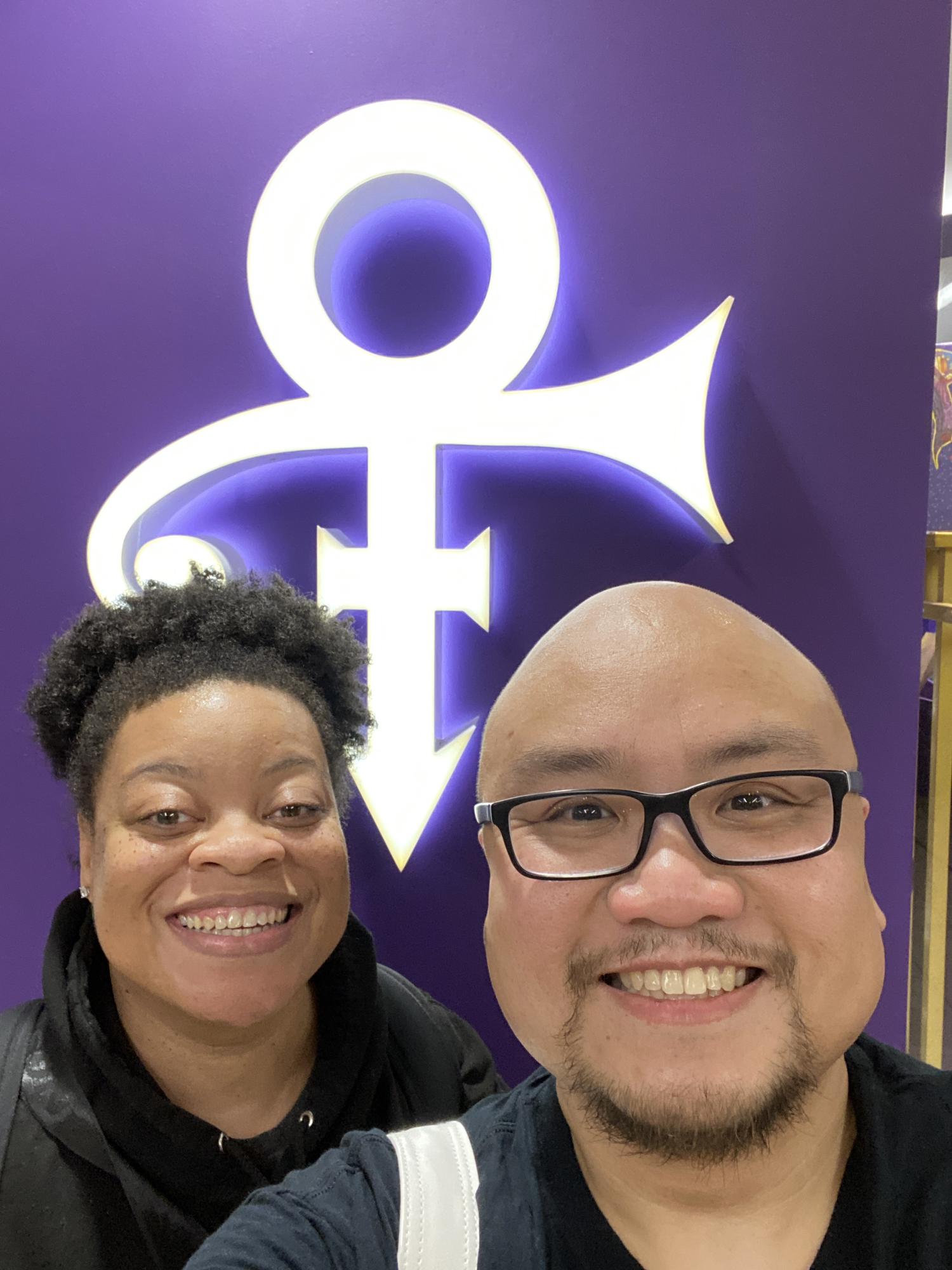 My name is Prince and I am funky! Prince store at the MPLS airport.