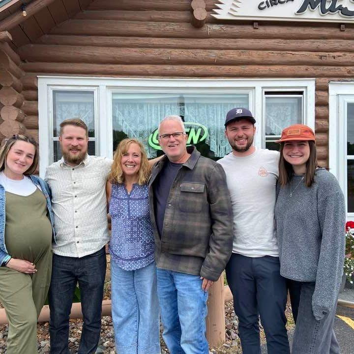 June 2025: Getting to celebrate Dave and Eric on Father's Day and enjoy the six of us being together!