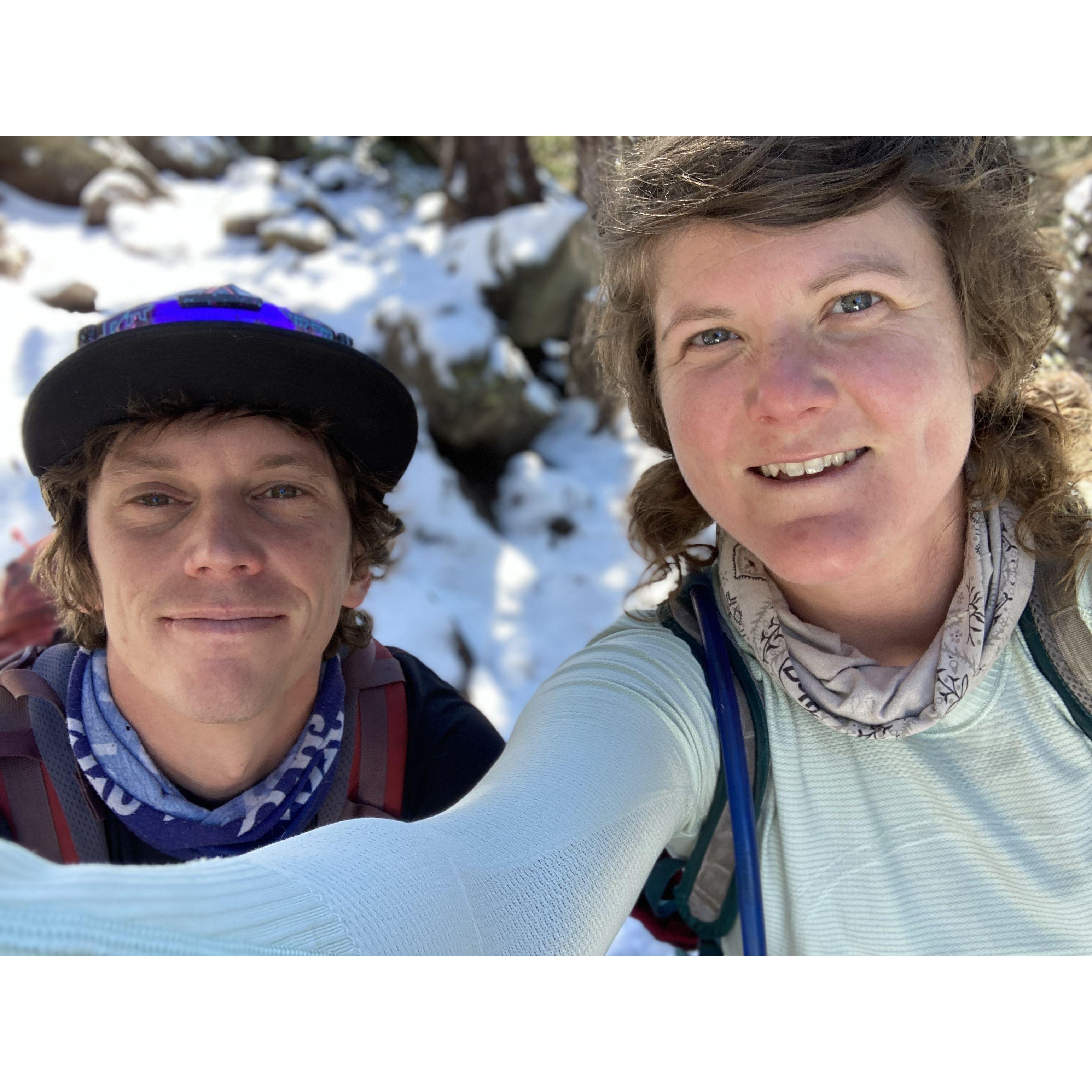 Climbing up Mt. Humphreys, highest peak in AZ '21