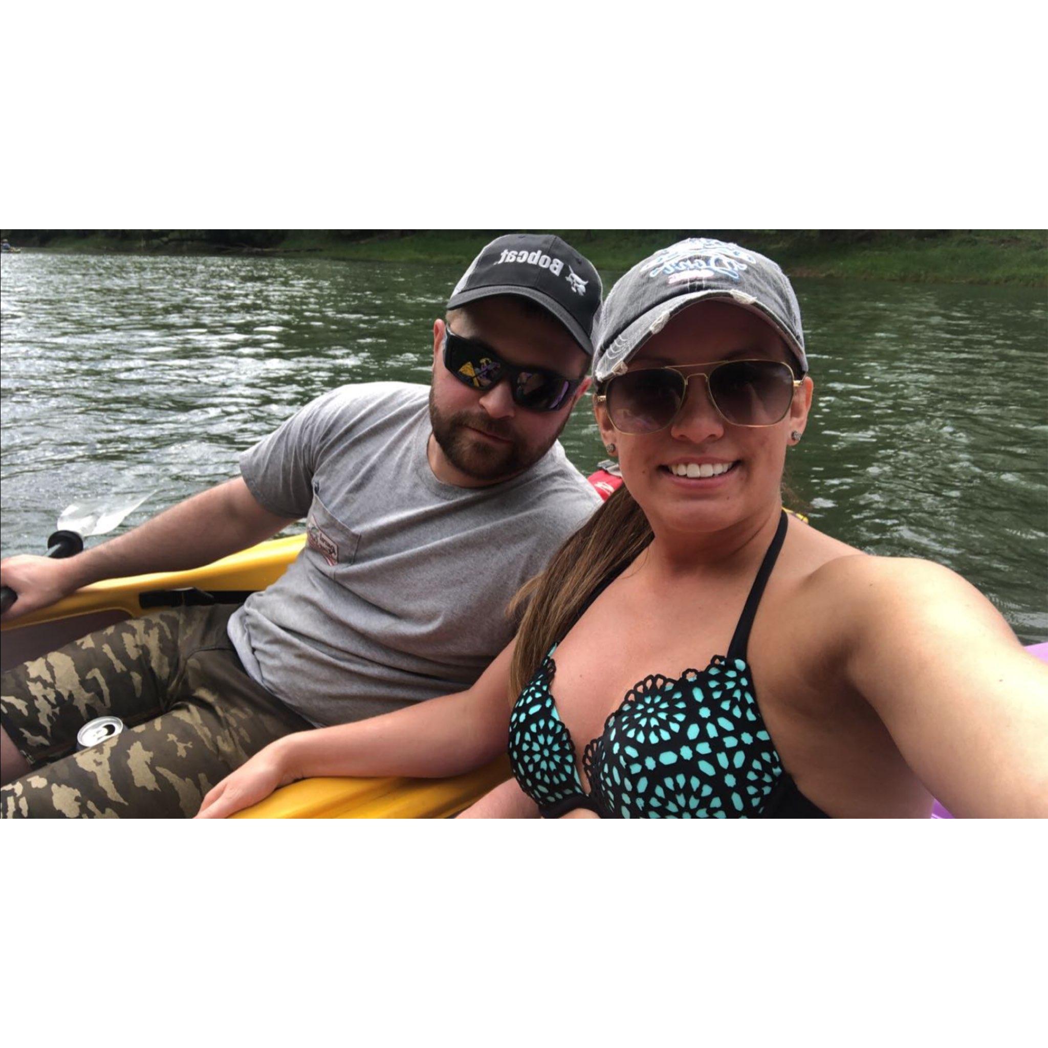We love kayaking the river!