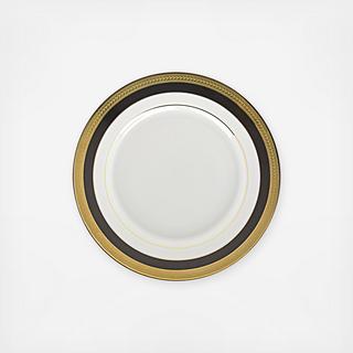 Sahara Black Salad/Dessert Plate, Set of 6