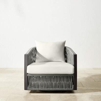 Pasadena Outdoor Metal Swivel Chair