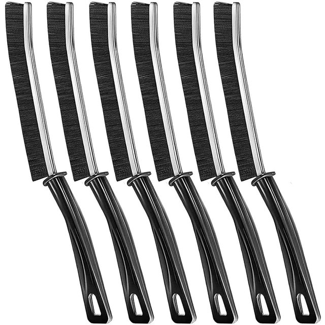 Crevice Cleaning Brush, New Multifunctional Gap Cleaning Brush Tool, Bathroom Gap Brush, Grout Cleaner Brush Hard Bristle Crevice Cleaning Brush,6Pcs