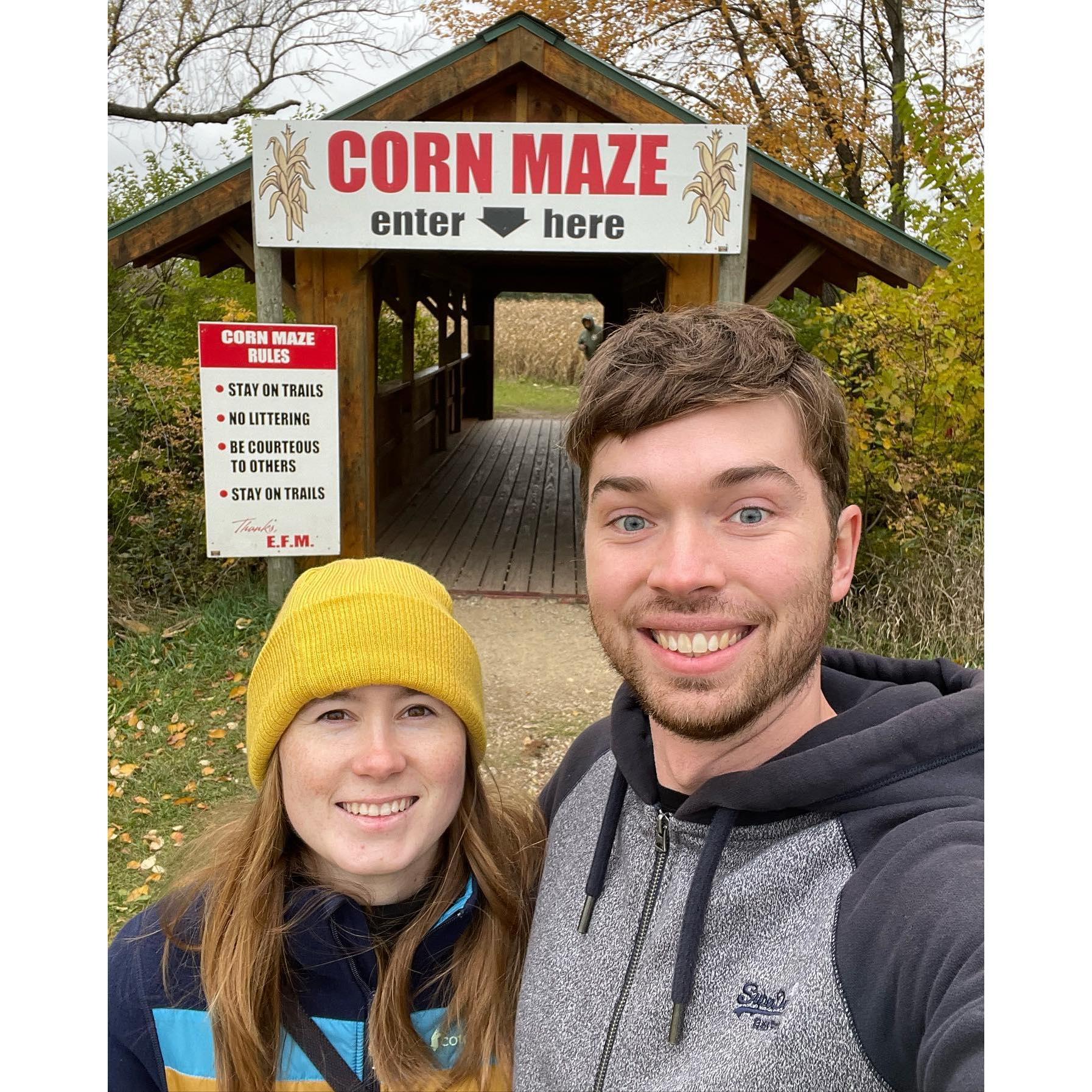 One of our favorite fall activities in the Midwest was going to a farm! Fall 2023.