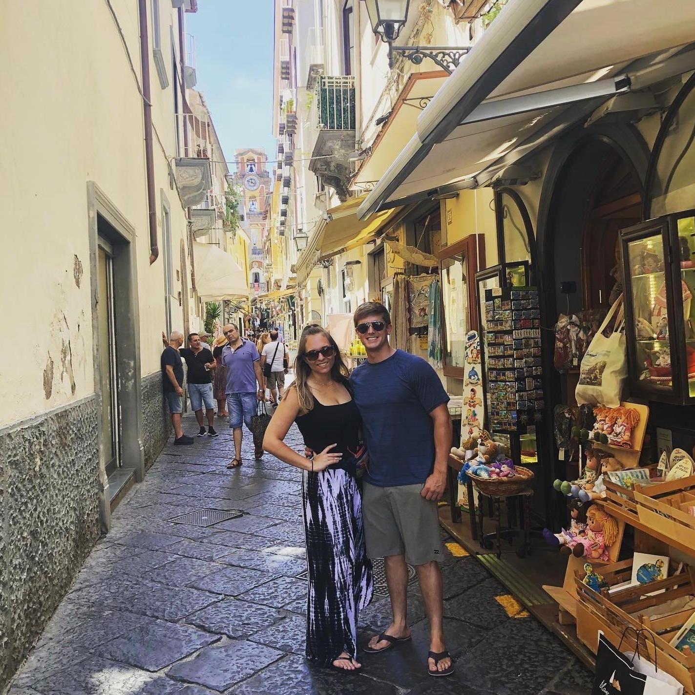 Walking the streets of Sorrento, Italy. 2019