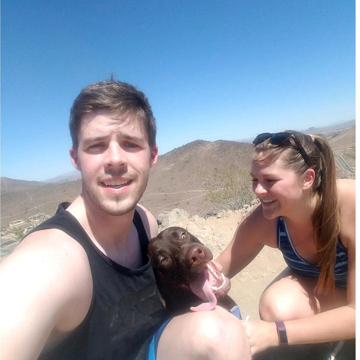 Jocko's first hike