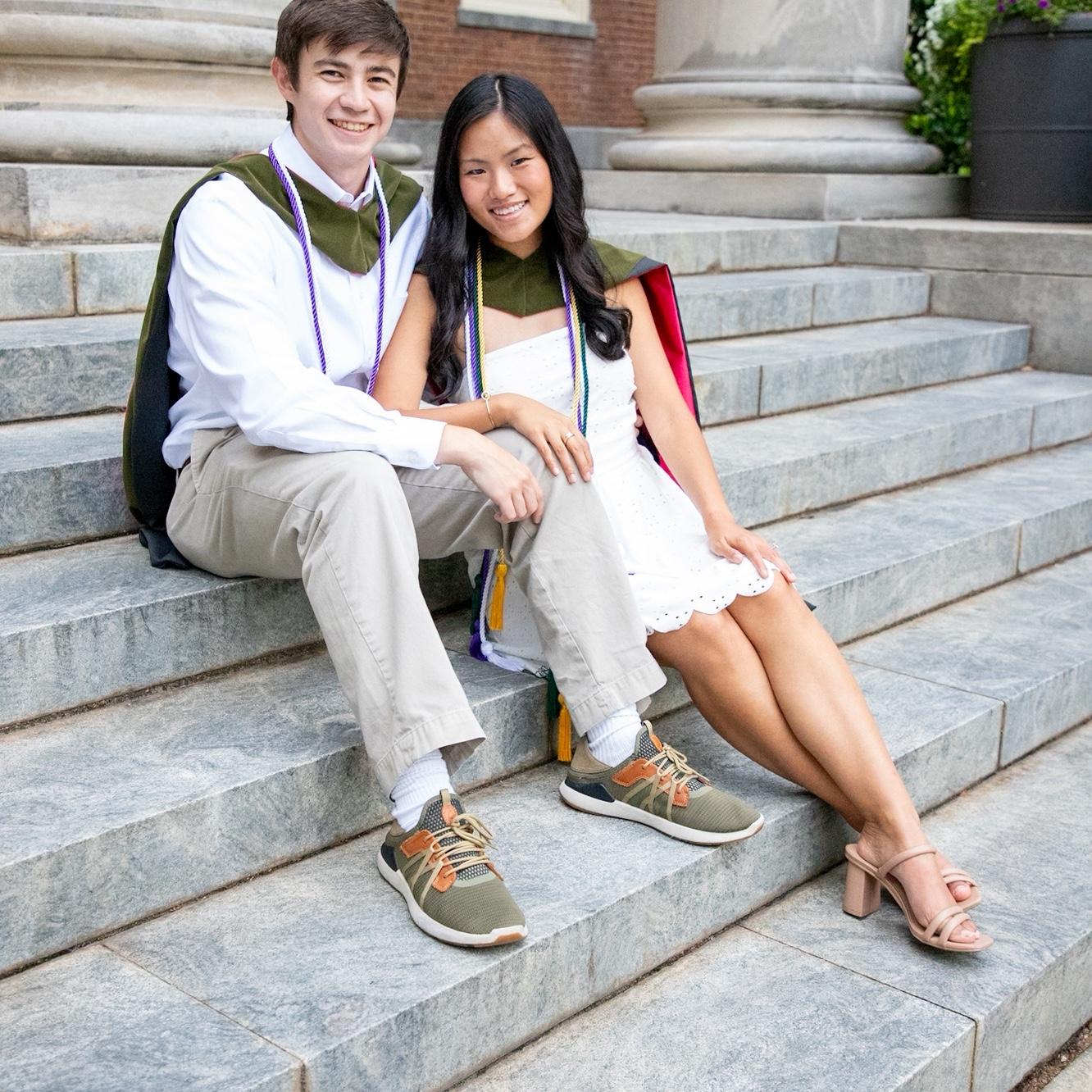 Spring 2025: After finishing rotations and classes, we arrived at graduation. It was bittersweet to say goodbye to our friends and colleagues and to Samford, as we grew to truly love Birmingham!