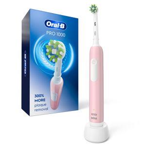 Pink Oral-B Pro Crossaction 1000 Rechargeable Electric Toothbrush