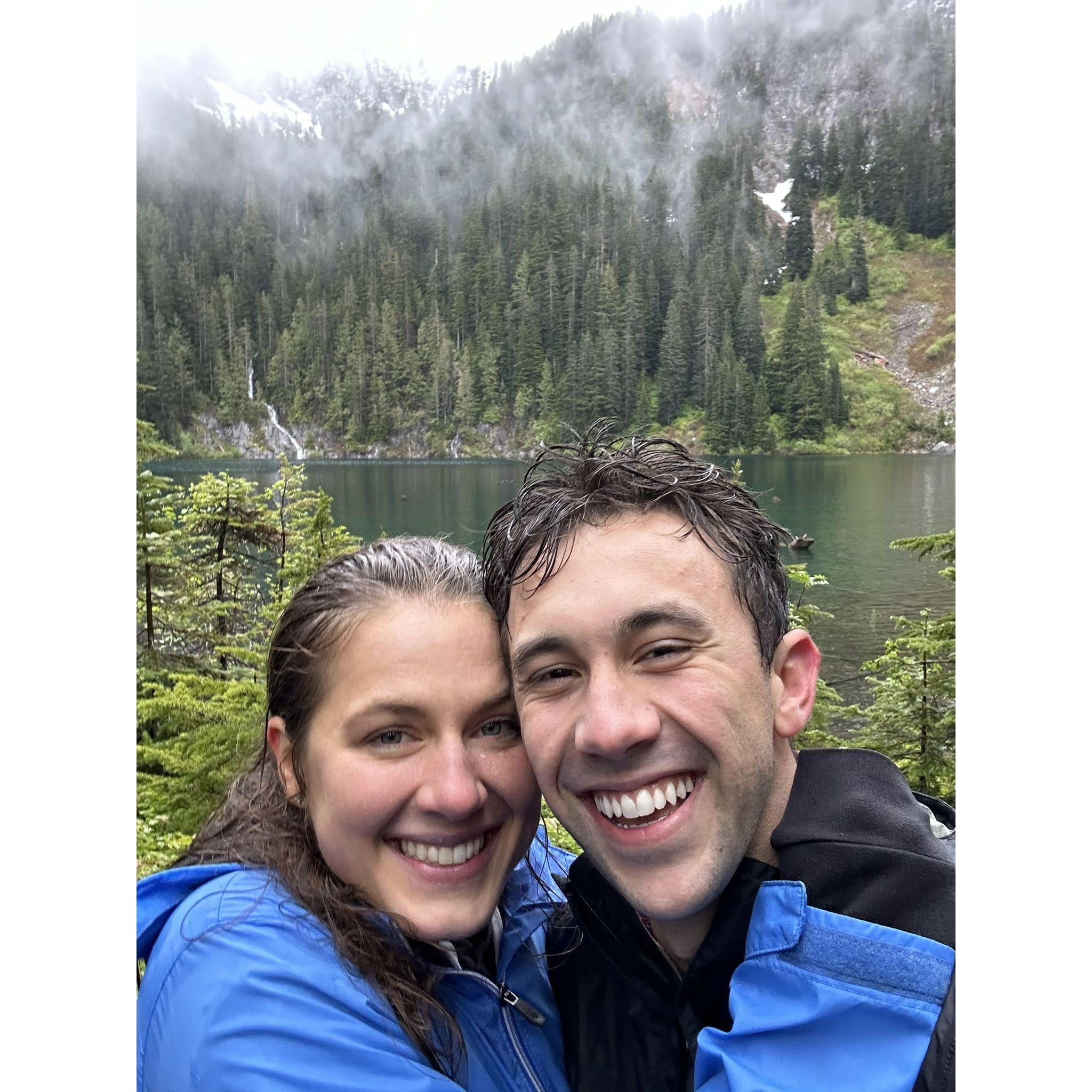 An epic hike in the mountains of Washington — we saw snow in July!