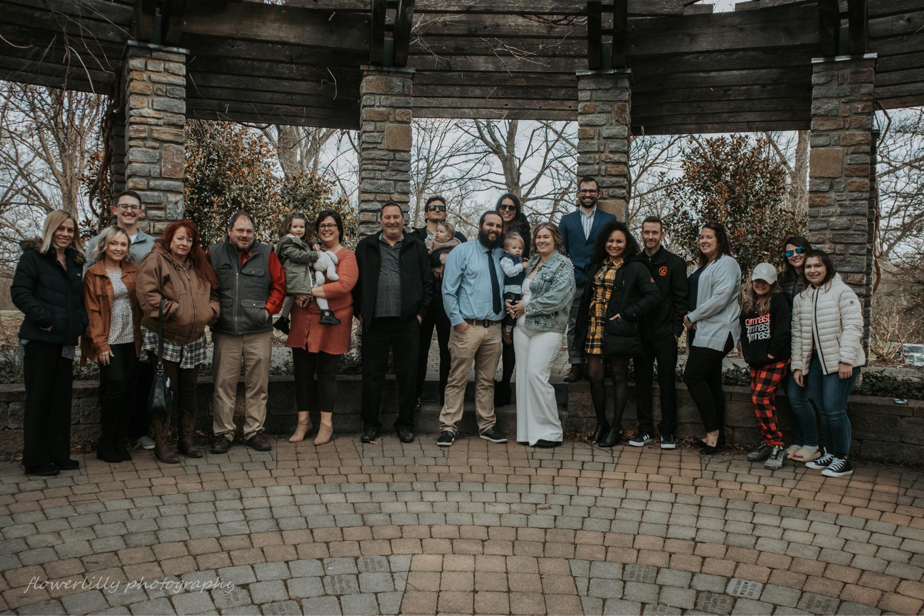 We had a small intimate ceremony with our closest friends and family before baby Nejdat