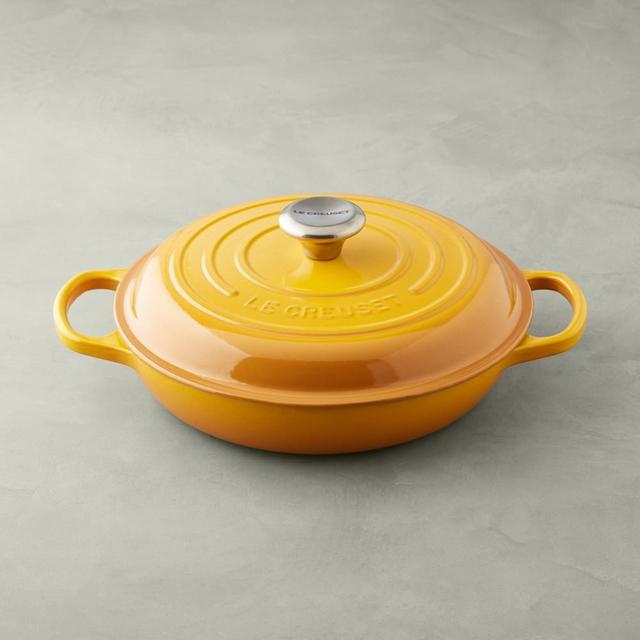 Le Creuset Signature Braiser, 2 1/4-Qt., Nectar