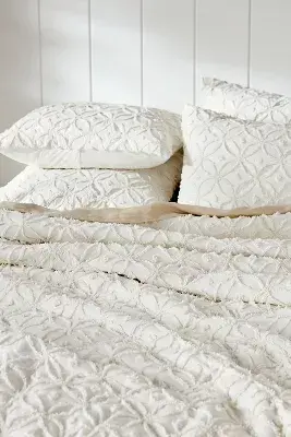 Layla Cotton Embellished Quilt