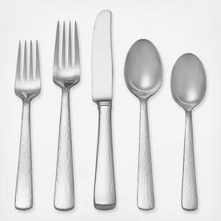 Silver Echo 5-Piece Flatware Set, Service for 1