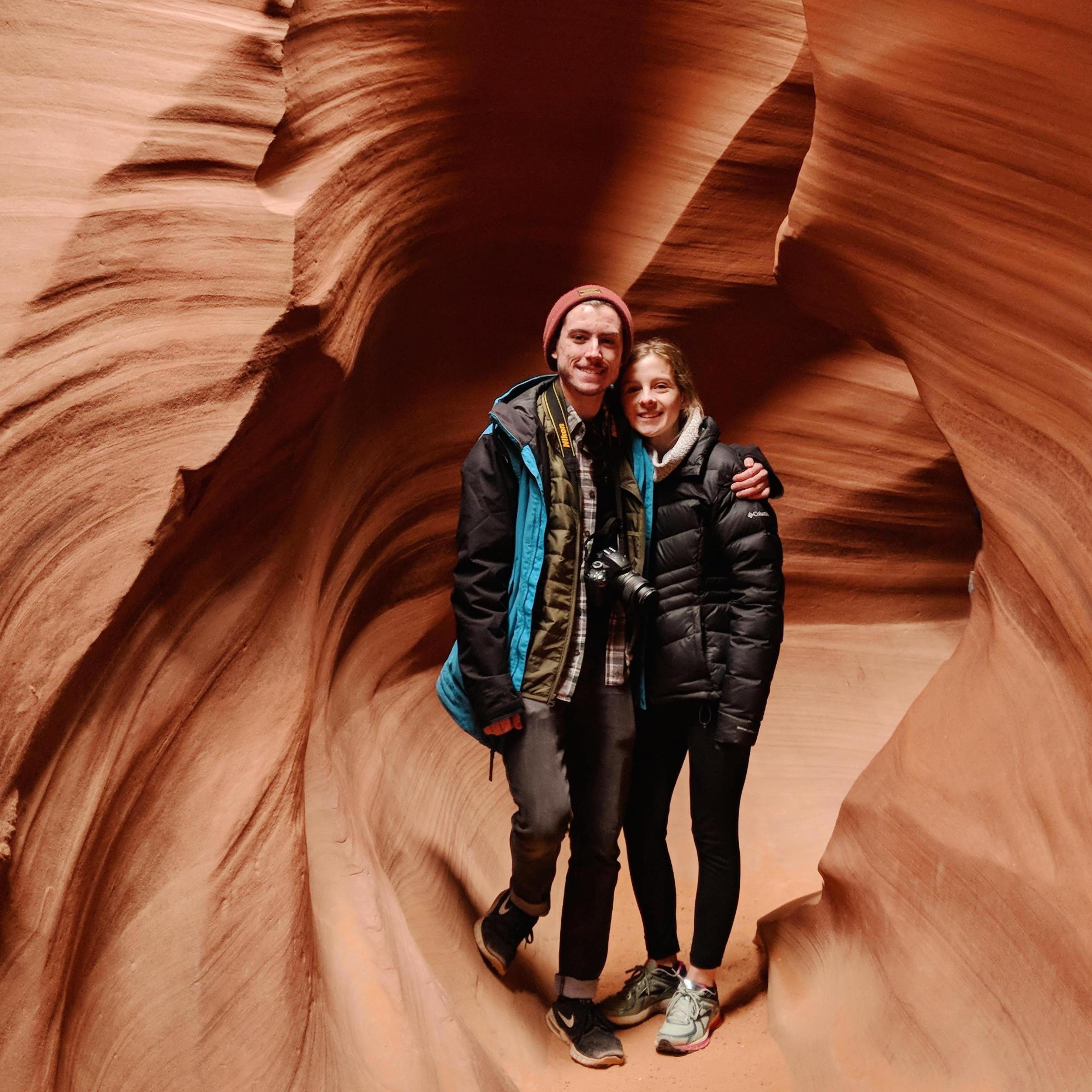 From our first trip out west in 2018 at Antelope Canyon!