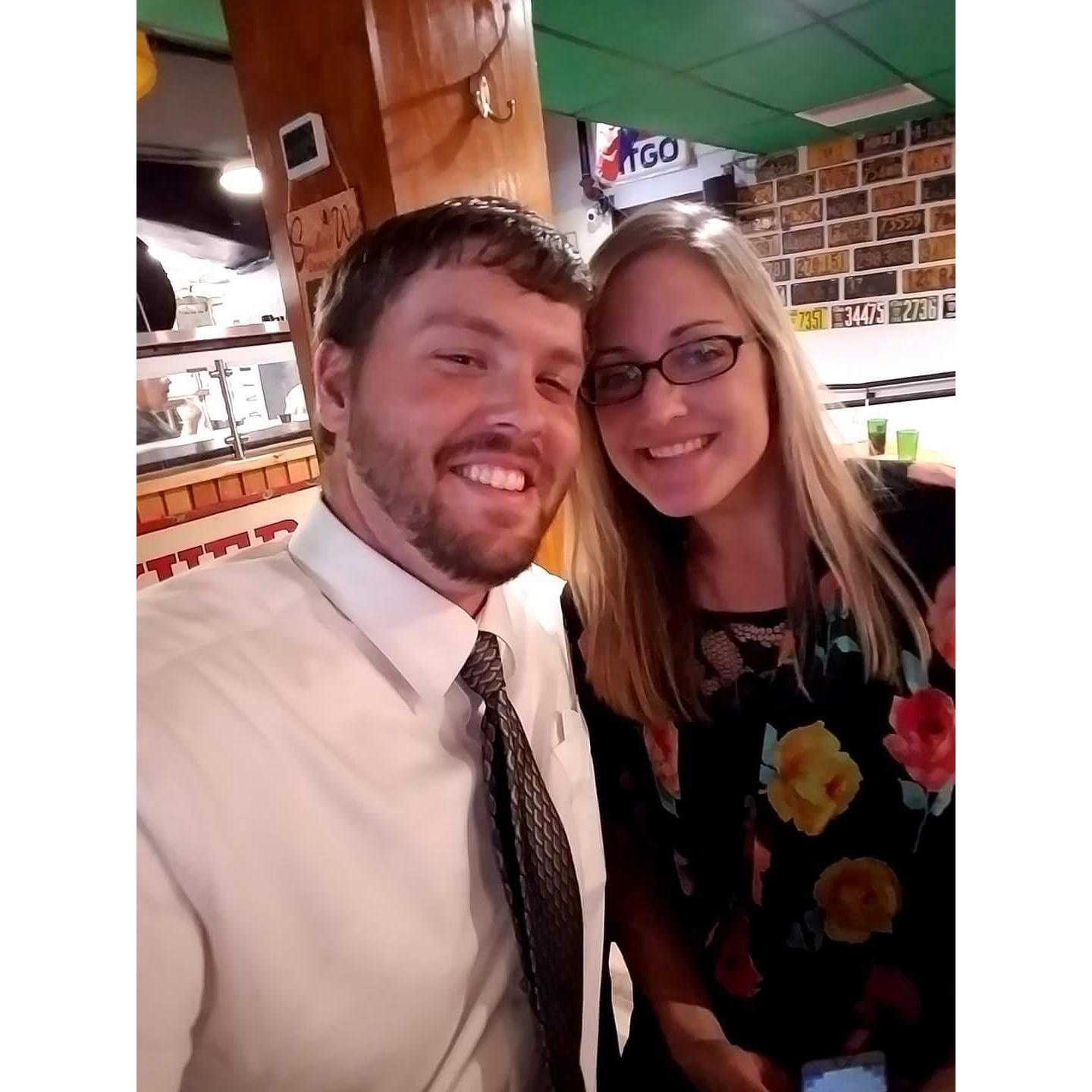Going to a friends wedding, stopped at the original Quaker Steak and Lube in Sharon, PA.