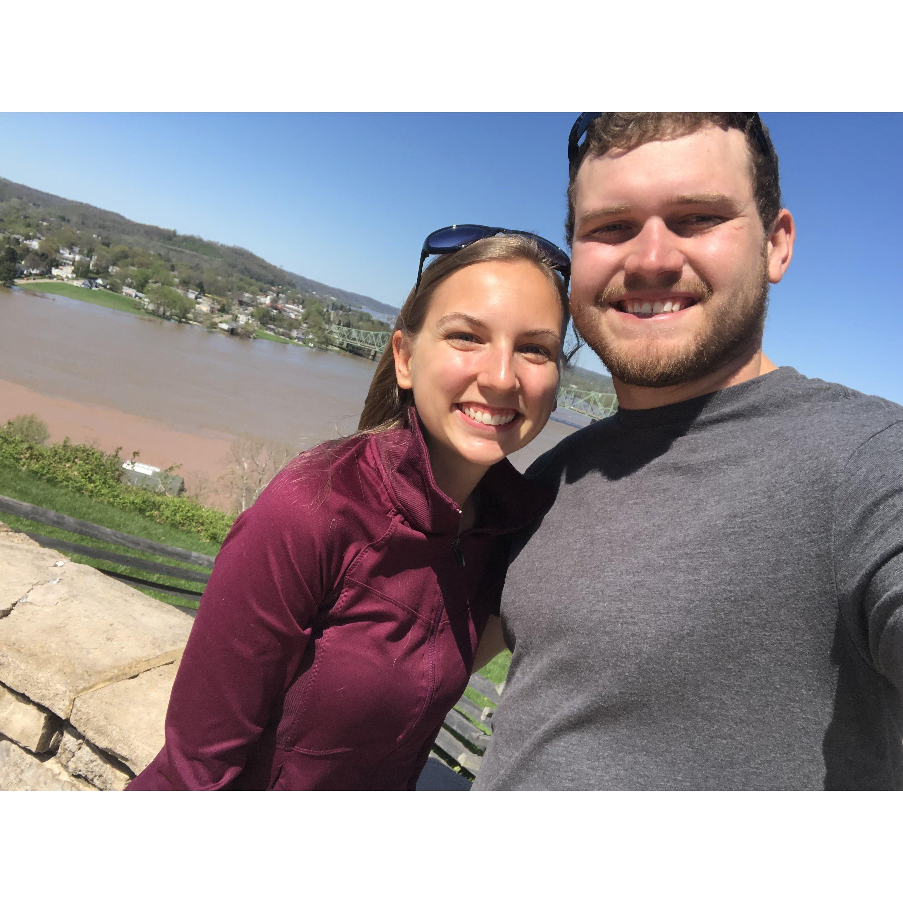 Our first time meeting in person!