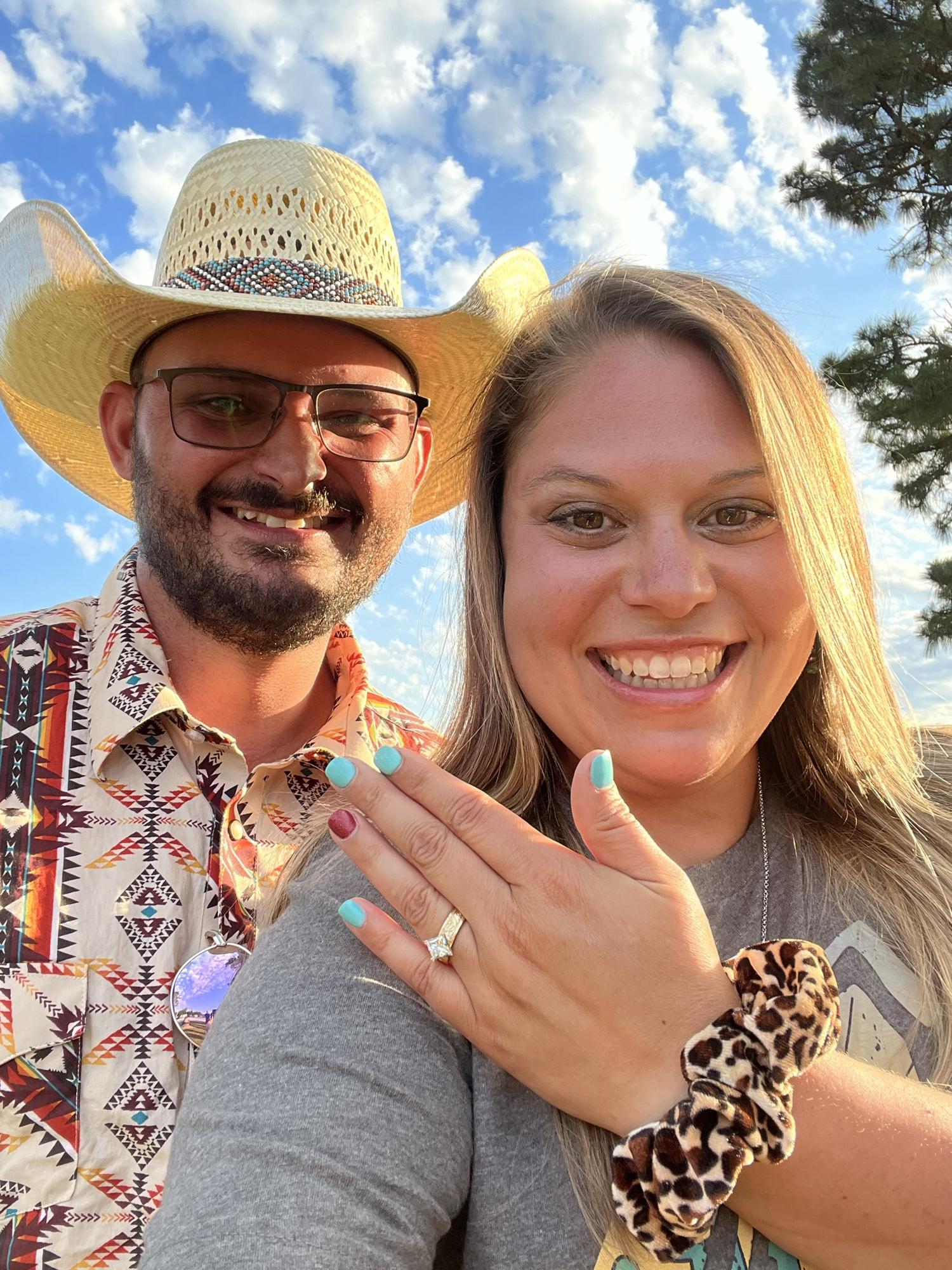 I take back all my sassy comments and showing everyone my empty finger leading up to the engagement. You did good!!
-- Kara