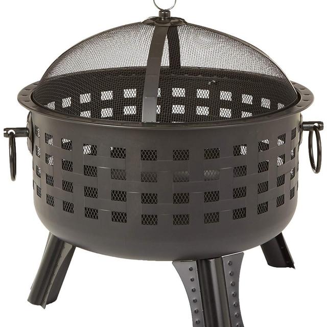 AmazonBasics 23.5 Inch Steel Lattice Fire Pit