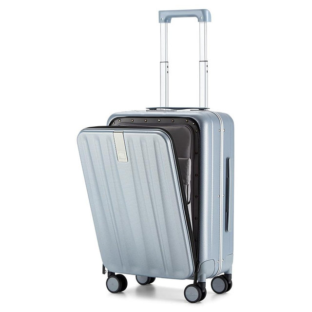Hanke 20 Inch Carry On Luggage Hard Shell Suitcases with Wheels Tsa Approved Luggage Suitcase Travel Luggage for Women Men Rolling Luggage Bags for Business Trip Weekender-Grey