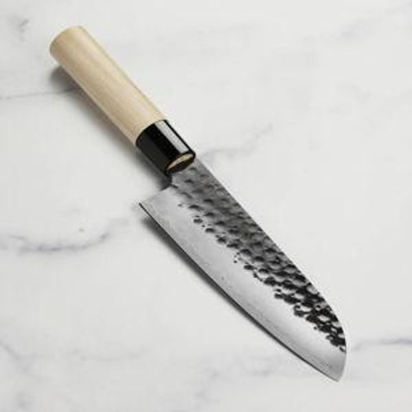 Tojiro Hammered 6.75" Santoku Knife