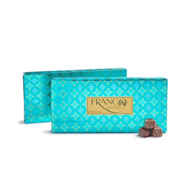 Frango Chocolates 2 Pack 1 LB Wrapped Box of Sea Salt Caramel Milk Chocolates, Created for Macy's